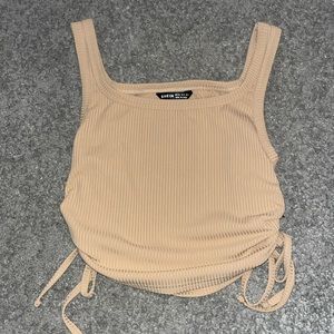 SHEIN draw string crop top size xs